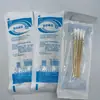 Hisopos de Algodón Médico Huaxi 8cm Paquete de 4 Paquete Pequeño Hisopos de Algodón de Cabeza Única Hisopos de Algodón Desechables para Desinfección del Hogar Bastoncillos de Maquillaje