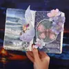 Día Hermoso Polvo de Estrellas Serie Pergamino Secreto Tema Soñador Libro de Materiales Estilo Europeo Diario de Sueños Material para Manualidades