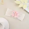 Diadema de Flor de Cinco Pétalos para Bebé Nueva Transfronteriza Accesorios para el Cabello de Flor de Malla Lindos para Niños Europeos y Americanos Diadema Ancha Suave de Princesa