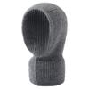 Bufanda con Capucha de Punto para Hombre y Mujer, Bufanda de Lana de Bucle Único, Cuello de Punto, Manga, Bufanda con Capucha Acrílica, Cuello Alto Falso