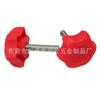 Soporte de Mueble Personalizado 32m6m8 Flor de Ciruelo Hexagonal Rojo Tornillo de Cabeza de Plástico Mango Tornillo de Mano