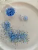 Nuevas Perlas de Burbuja Ultra-Delgadas Rayas Láser Color Aurora Lentejuelas Mixtas Multicolor Decoraciones para Uñas Accesorios de Manicura