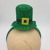Suministro Directo de Fábrica Diadema de Trébol Diadema Verde Irlandés para Festival Hoja St. Diadema de San Patricio Juguete para Fiesta