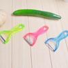 Pelador de Frutas Color Caramelo Transparente Cuchillo Pelador Pelador de Cristal Cuchillo Pelador de Melón y Fruta