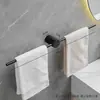 Barra de Toalla Recta de Acero Inoxidable 304 Sin Taladro para Baño Estante Creativo para Toallas Estante Minimalista para Almacenamiento de Toallas de Baño