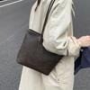 Bolsa Portátil Estilo Coreano para Viajes Diarios 2025 Otoño Nueva Bolso Tote Vintage Versátil de Gran Capacidad para Hombro o Axila