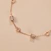 Nalan Plata S925 Fresco Dulce Estilo Simple Personalidad Diamante Pulsera Cilíndrica Pequeña de Cintura de Hombre S7177