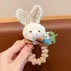 Elástico de Cabelo de Veludo de Alta Qualidade com Pom-Pom, Novo Estilo 2026, Elástico para Coque com Laço, Scrunchie de Ursinho Delicado para Mulheres