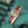 Reloj de pulsera compacto retro creativo Goldie para mujer, reloj de cuarzo de edición limitada para examen de estudiante