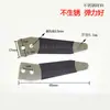 Piezas de Lámpara Acero Inoxidable 0.3 Grueso Luz de Techo LED Foco Foco Empotrado Placa de Resorte Pieza de Fijación de Montaje Oculto