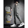 Pantalones casuales para hombre 2026 nuevo modelo pierna recta ropa de trabajo elásticos ajuste holgado otoño nuevos pantalones de vestir