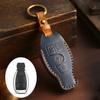 Adecuado para Mercedes-Benz GLK cubierta de llave Clase E Clase C R350 antiguo GL Clase E de alta calidad GLC estuche de cuero estuche protector hebilla