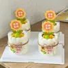 2026 Feliz Dia do Professor Decoração de Bolo Topper Buquê de Girassol Cartão de Agradecimento Inserto de Decoração para Assar