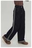 Pudding Haru Jeans para Niñas Pantalones Oscuros Holgados 2025 Nuevos Pantalones Rectos Retro de Pierna Ancha para Niños