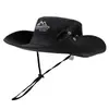 Sombrero de Vaquero Occidental para Hombre, Sombrero de Sol de Verano para Exteriores, Sombrero para Montañismo, Viajes, Pesca, Sombrero de Pescador, Secado Rápido, Transpirable, Sombrero de Protección Solar