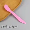 Palo para Mascarilla Facial Plástico Palo Mezclador de Mascarilla de Belleza Raspador Palo Aplicador Palo para Mascarilla Corporal Palo para Crema de Ojos Cuchara de Media Luna Venta al por Mayor