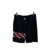 Outlet de fábrica de alta calidad TB para Hombre y Mujer Pantalones de Punto Jacquard Rojo, Blanco y Azul con Cuatro Barras Transpirables