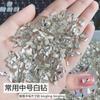 Transparente branco broca de unhas tamanho mini flat em forma de diamante amor 1440 todo pacote k9 unhas jóias atacado