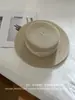 Paseos por la Playa~Sombrero de Paja de Ala Plana Estilo Francés Nuevo para Mujer, Sombrero de Sol Hueco de Verano con Protección Solar para Vacaciones