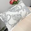 2025 Nueva Funda de Almohada de Algodón Puro Estilo Ins Funda de Almohada Estampada Individual Algodón Completo Funda de Almohada Doméstica 48Cmx74Cm