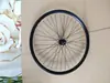 Adequado para Cubos de Bicicleta 24 polegadas 26 polegadas Cubos Rotativos Dianteiros e Traseiros, Rodas, Freios a Disco de Velocidade Variável, Aros Pretos de Camada Dupla