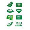 Venta al por mayor Juegos de la Copa del Mundo Bandera Nacional Calcomanía de Tatuaje Impermeable Calcomanía de Fútbol Calcomanía para la Cara Calcomanía de Juguete una generación de cabello