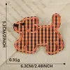 Etiqueta Bordada Nuevo Dibujo Animado de Dopamina Cuadros Animal Fruta Parche Bordado Accesorios DIY Parche para Cuaderno de Manos Parche de Tela
