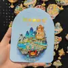Imán de Nevera Metálico Jinzhou Cultural y Creativo Tendencia Nacional Viaje Fuente Bijiashan Regalo Souvenir Imán de Nevera Mayoreo