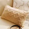 Fronha Vintage Boêmia Cor Creme para Almofada de Sofá de Sala de Estar, Almofada de Janela Saliente, Almofada de Cama com Enchimento