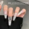 Nuevas pegatinas de arte para uñas huecas estilo francés, tiras adhesivas de encaje transparentes, plantillas pintadas en aerosol, tiras adhesivas, pegatinas de decoración para uñas