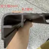 Burlete de Goma en Forma de U a Medida para Parte Inferior de Puerta, Bota de Reparación para Collar de Techo, Tablero Impermeabilizante para Ventilación, Inserto de Reemplazo de Vinilo