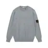 Suéter de Punto para Hombre con Cremallera y Microestampado, Cuello Redondo, Isla Redonda de Cuatro Vías, Piedra Piedra, Versión Correcta Seleccionada Cuidadosamente Transfronteriza