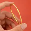 Acessórios Dourados com Retenção Forte de Cor Ouro Antigo Fechado Fosco Anel Mobius Pulseira Anel Liso Irregular para Joias DIY