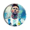 Estrela da Copa do Mundo Ronaldo Messi Acessórios de Futebol Broche Emblema