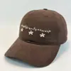 Boné de Baseball Macio Bordado com Florzinhas de Alta Qualidade, Aba Larga, Emagrecimento Facial, Adequado para Circunferência Craniana Grande, Versátil Boné Bico de Pato da Moda Casual para Casais
