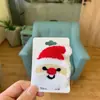 Set Navideño Transfronterizo Nuevo Bordado en Toalla Alce Anciano Árbol de Navidad Broche Etiqueta Bordada Pegatina de Tela Pines