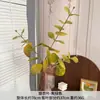 Flores artificiales de hoja de ginkgo ramo estilo nórdico planta verde arreglo decoración para sala de estar decoración de plantas para el hogar flores falsas