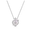 Collar Pócima de Amor de Plata Pura S999, Lujo Ligero, Nicho, Versátil, Sensación de Gama Alta, Cadena para Clavícula de Plata Pura, Regalo de San Valentín para Novia
