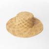 Europa y Estados Unidos transfronterizo súper ventas moda casual tejido a mano rafia flor hueca sombrero de paja exterior playa protector solar