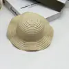 Sombrero de Paja Mini Sombrilla de Verano para Gato y Perro de Venta Caliente Transfronteriza Accesorios de Muñeco Teddy Sombrero Decorativo