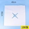 Lenço de beleza descartável lenço cachecol almofada para cabeça pad para cabeça furo cruzado lenço de cama Branco rosa azul toalha com furo quadrado atacado