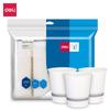 Deli 19210 copo de papel descartável 200MLl copo de água doméstico copo de chá copo de beber engrossado 100 pcs/bag