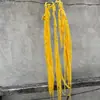 Buquê de Flores Secas com Flores Permanentes, Milhete Vermelho de Seda para Casamento, Borla Pendurada, Material de Flor para Pendurar