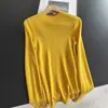 Suéter de Tricô Gola Alta Meia Slim Fit 2026 para Usar em Camadas com Camiseta de Manga Longa para Mulheres Atacado H10AS8412