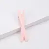 Pinza para el Cabello sin Costuras de 17 Colores Pinza de un Carácter Tocado División de Flequillo Pinza Lateral Pinza de Pato Cruzada Tarjeta de Corte de Pelo para Maquillador