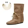 Botas de plataforma con cordones estilo retro, éxito de TikTok para mujer, nuevas botas de moda con plataforma para otoño/invierno 2026, botas Martin casuales