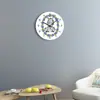Reloj de Pared Distintivo con Patrón Lindo de Cebra Grande para Sala de Estar Dormitorio Reloj de Moda para el Hogar Estilo Popular de Celebridad de Internet