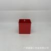 Atacado Balde de Ferro Metálico Branco Simples Vaso de Flores Galvanizado Quadrado de Parede Pendurado Vaso de Flores Decorativo Combinação Modelo Transfronteiriço Estoque Pronto