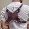 Cadena de Cintura de Cuero Hip-Hop Performance Europea y Americana Más Vendida Joyería de Cuero Cinturón Sexy Cross-Border Dropshipping