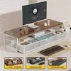 Soporte elevador para cajón de escritorio de monitor de computadora estante de almacenamiento de escritorio de oficina soporte organizador de escritorio